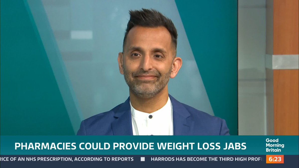 Pharmacists may soon be able to hand out weight-loss jabs. Health officials are reported to be looking at ways to increase access to injections, with speculation that it would only cost the price of an NHS prescription. @DrAmirkhanGP explains.