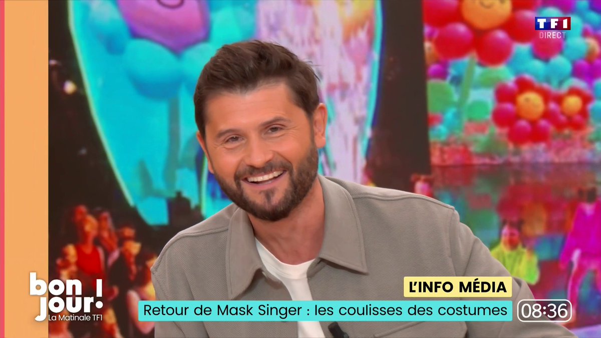 A l'occasion du retour de Mask Singer ce soir sur TF1, Christophe Beaugrand-Gerin nous emmène dans les coulisses de l'émission en exclusivité ! 📺 #BonjourLaMatinaleTF1