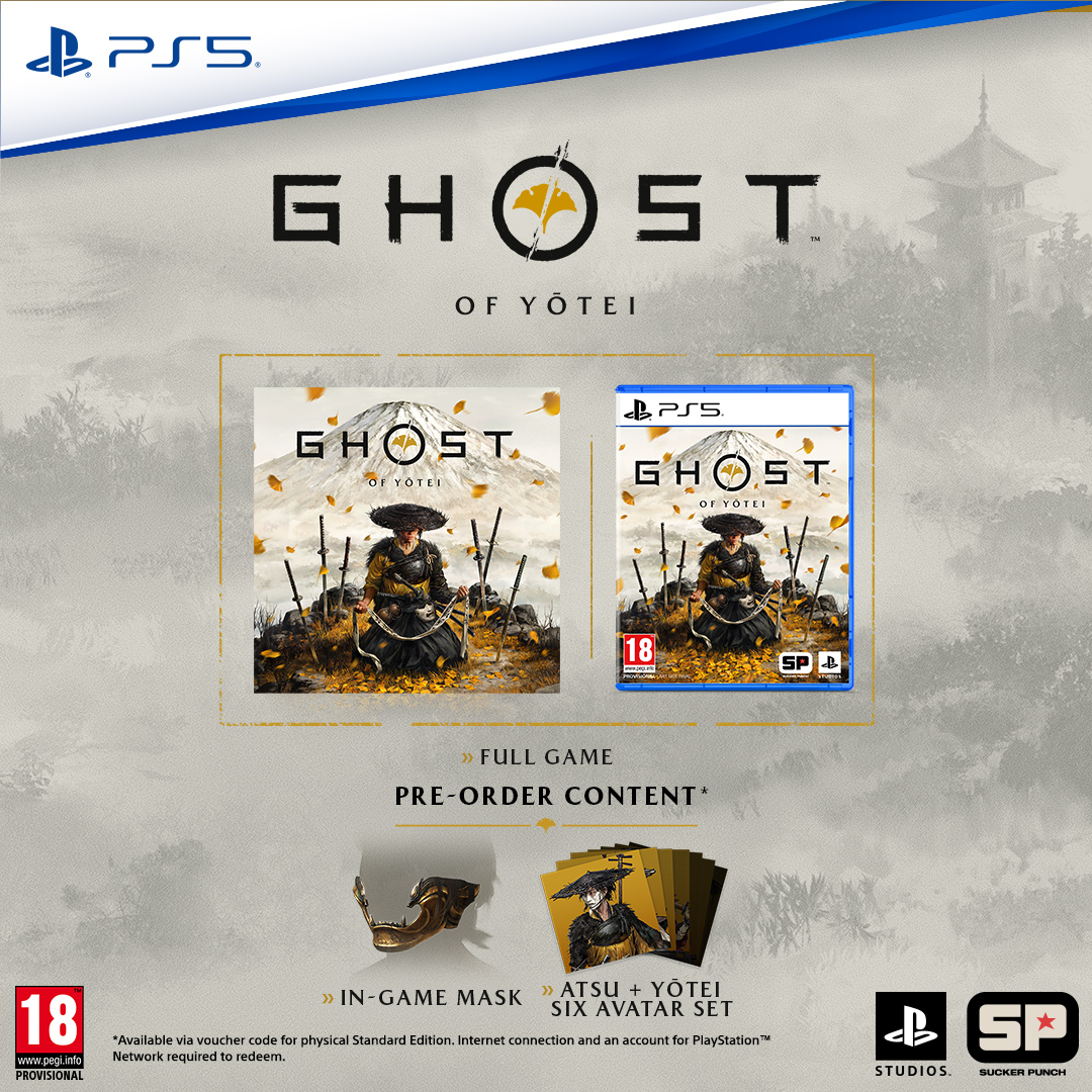 Atsu's quest for revenge begins on 2nd October. Pre-orders for Ghost of Yōtei start today: