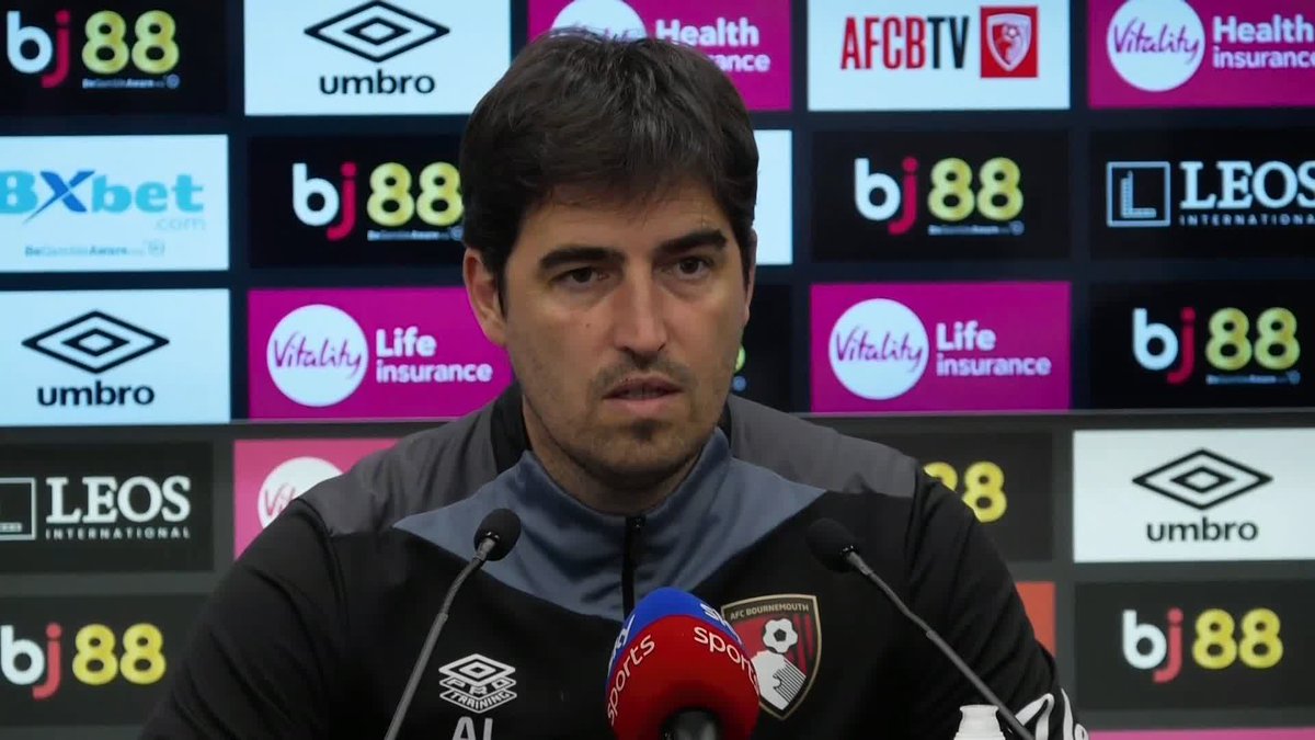 🗣️ "Yes I think so!" Evanilson's suspension has been lifted after Bournemouth's successful appeal against his straight red card in their draw with Man Utd but manager Andoni Iraola feels the initial decision has cost them two important points 🎙️