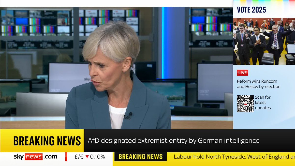 🚨🇩🇪BREAKING: AfD OFFICIALLY DECLARED “RIGHT-WING EXTREMIST” BY GERMAN INTELLIGENCE‼️ A dark day for democracy. This is the preparation for an AfD ban, just like in Romania. The AfD is currently the most popular party in Germany.