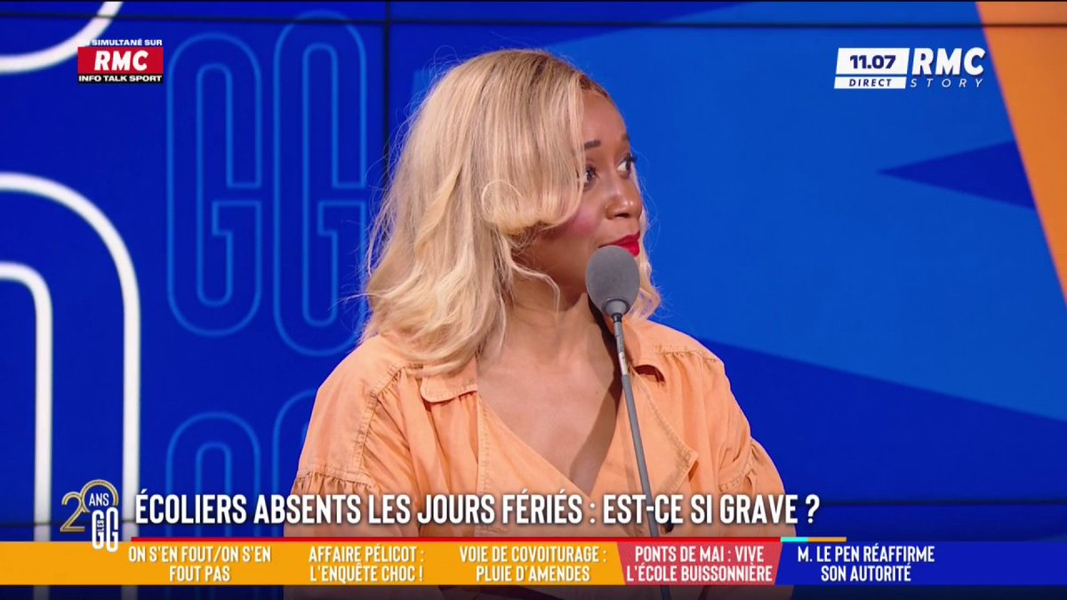 🧑🏫 Écoliers absents les jours fériés. Est-ce si grave ? 🗣️ Joëlle Dago-Serry : "C'est une dictature des profs, qui t'expliquent que s'ils manquent un jour, c'est la fin du monde. Alors qu'eux-mêmes sont absents sans aucune raison." #GGRMC