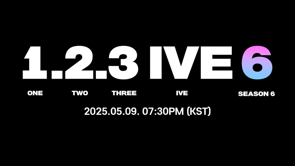 🎥 1,2,3 IVE 6 TEASER #IVE #아이브 #안유진 #가을 #레이 #장원영 #리즈 #이서 #123IVE6