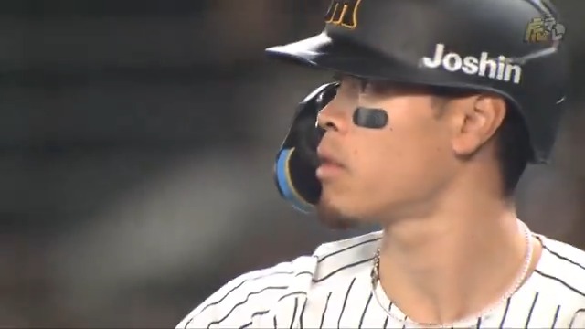 6回裏、佐藤輝選手のセンター先制タイムリーヒットで均衡を破る! #hanshin #虎テレ #阪神タイガース #鼓動を鳴らせ_虎道を進め