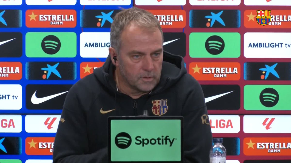 🎙️ HANSI FLICK: “The team knows how important this match is.” #ValladolidBarça