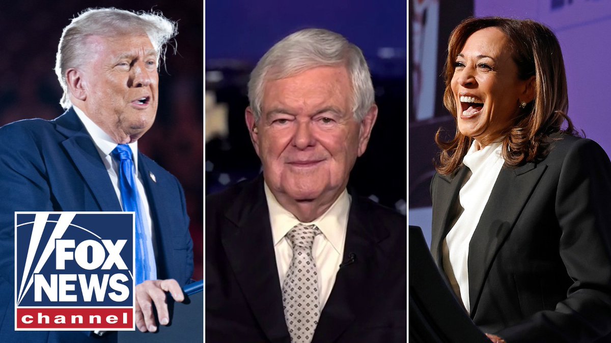 "Trump will be historically far more than just a political figure." Newt Gingrich draws a stark contrast between President @realdonaldtrump 's The University of Alabama commencement address and former Vice President Kamala Harris ' comeback speech.