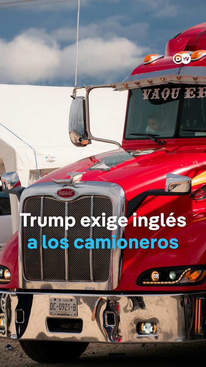 Trump obliga a los #camioneros a dominar el inglés en #EEUU para garantizar la seguridad pública El presidente estadounidense exige prueba de inglés y auditorías de permisos para conductores de camiones comerciales. La asociación del sector lo considera infundado. /mgp