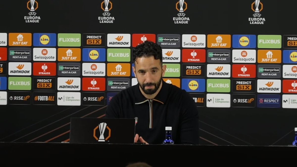🗣️ "We have to be clear!" Ruben Amorim acknowledges that Europe is the priority for Manchester United and that he will make changes for their game with Brentford to keep players fresh 🔴