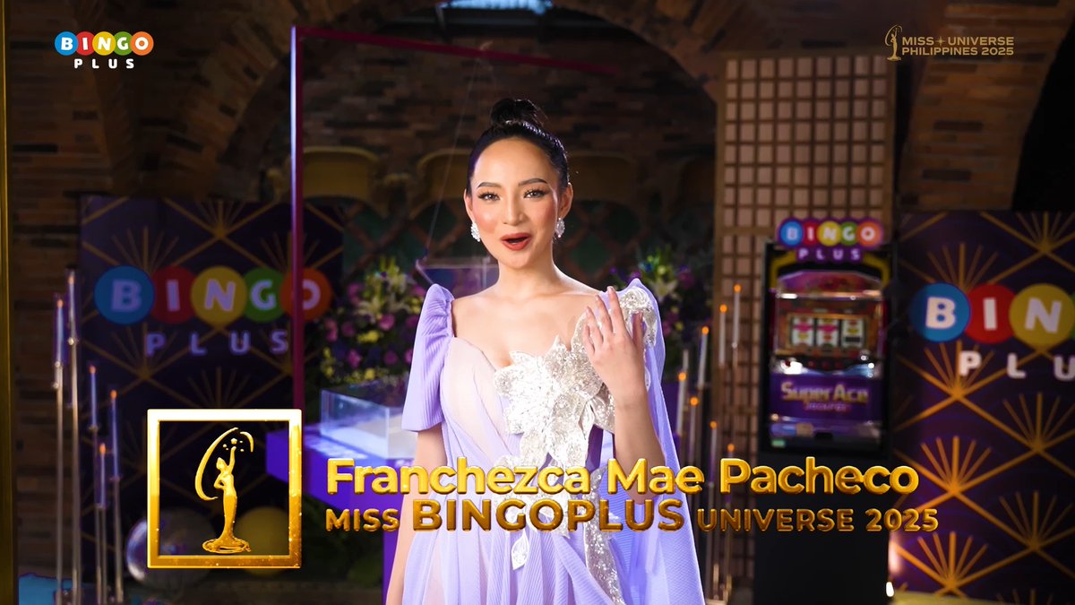 Miss BingoPlus Universe 2025 - Miss Franchezca Mae Pacheco representing Bulacan #BPMUPH #SobrangFilipina #BPWinLikeAQueen