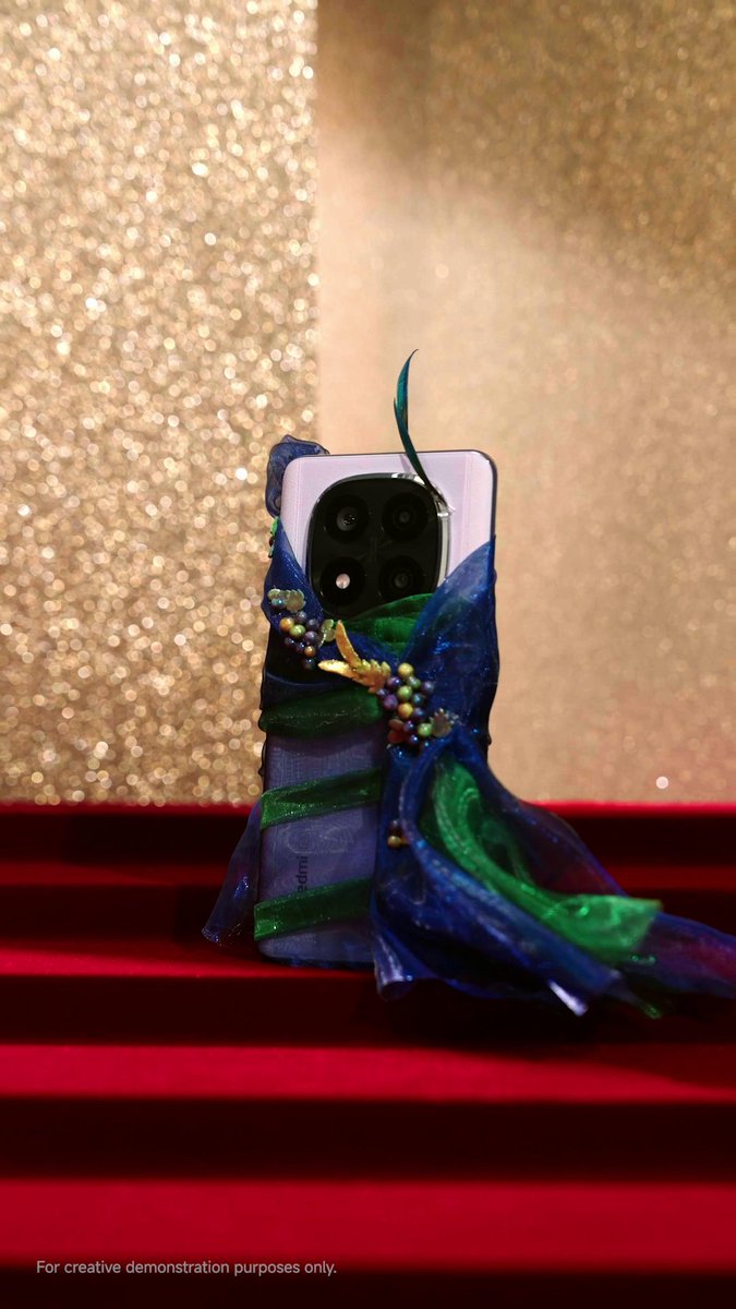Spotted: Xiaomi phone couture at the MET! 📱✨ #Xiaomi15 #Xiaomi15Ultra #RedmiNote14ProPlus5G