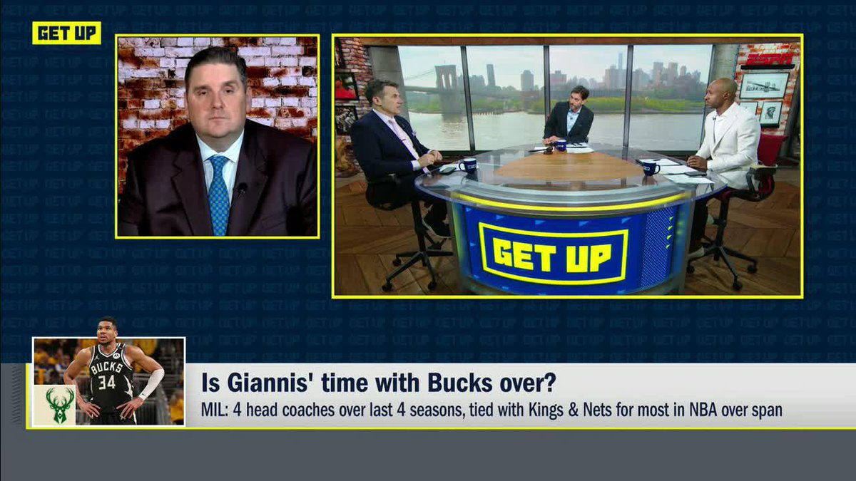 Brian Windhorst says watch out for the Rockets and Spurs as Giannis trade locations. "Both of them are in the lottery... [Houston] has Phoenix's pick. They have a whole bunch of pieces on their roster. What if they hop up into that top 4? Look out there."