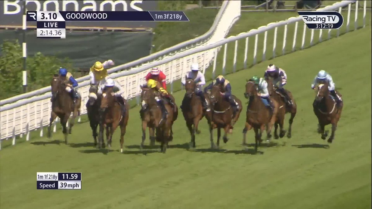 Impressive 💨 Shaha tastes Listed success in the British EBF Daisy Warwick Fillies' Stakes Goodwood Racecourse for John &amp; Thady Gosden and Kieran Shoemark 🟢⚪️