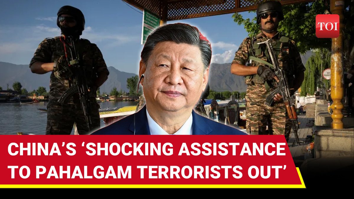 After backing #Pakistan at #UN, #China now helping #Pahalgam terrorists with covert tech? Watch for more details
