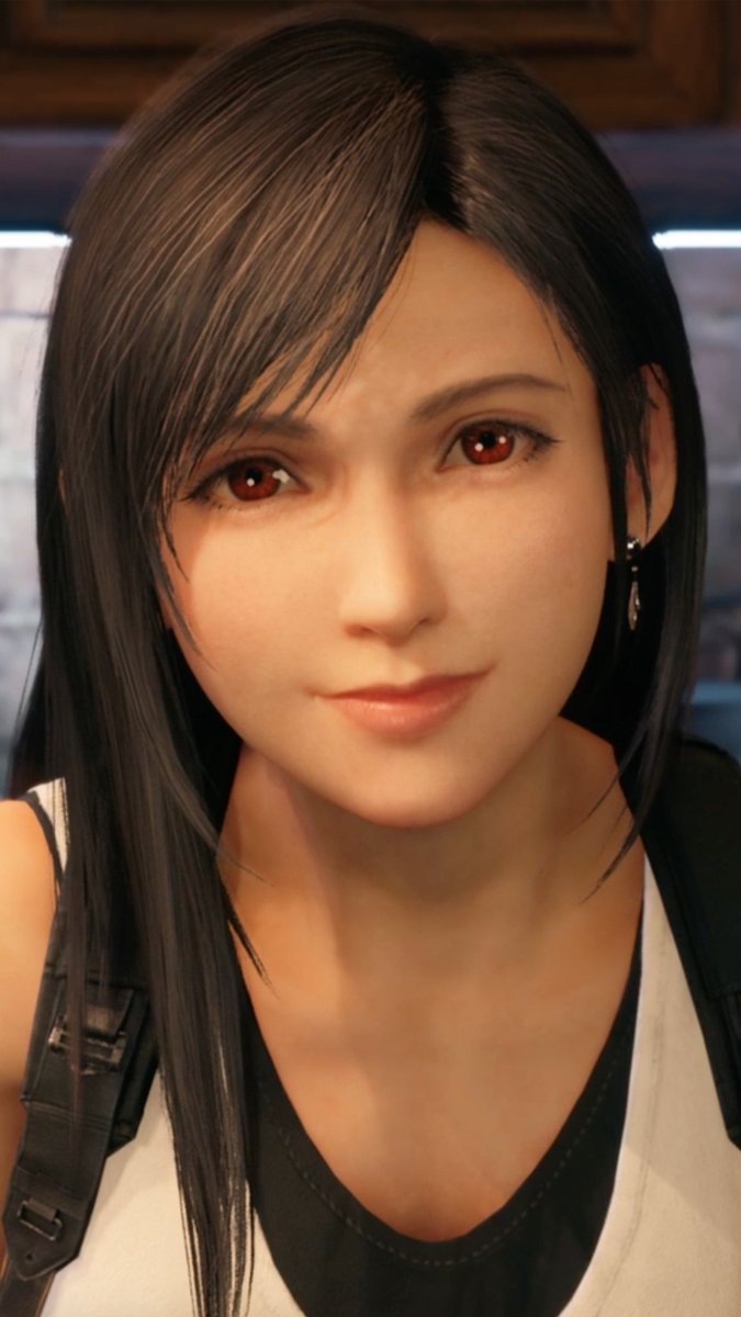 今日はティファの誕生日。おめでとうございます💐 ということで、ティファのキュートなシーンをどうぞ❤ #FF7 #FF7R #ティファ誕生祭2025 #HappyBirthdayTifa