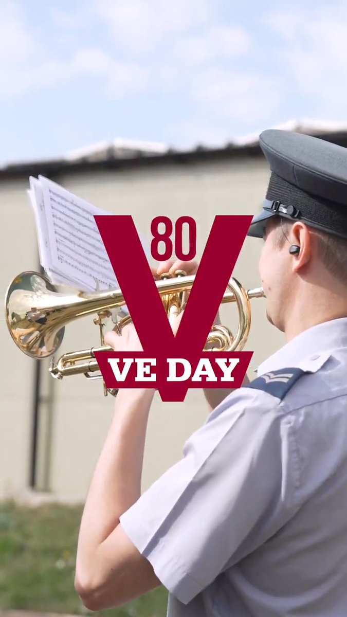 🎺🇬🇧 Military personnel and musicians the Royal Navy, British Army 🇬🇧, and RAF rehearsed today ahead of #VEDay80. 📅 Watch the coverage on Mon 5 May 2025 on BBC One as we commemorate those who served in WWII 80 years ago.