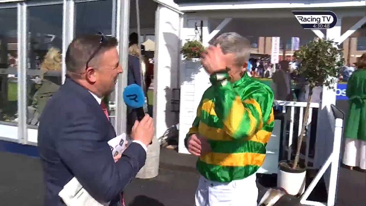 🗣️ "What works today doesn't work tomorrow!" Derek O'Connor on one of his favourite horses, the "quirky" Its On The Line ❤️ Punchestown