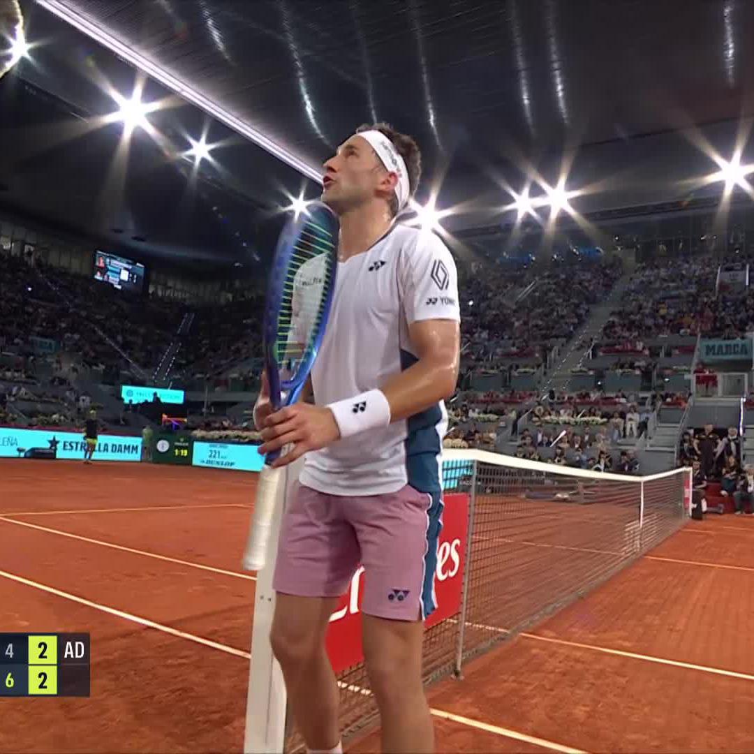 This is about as angry as Ruud gets ๐ #MMOpen