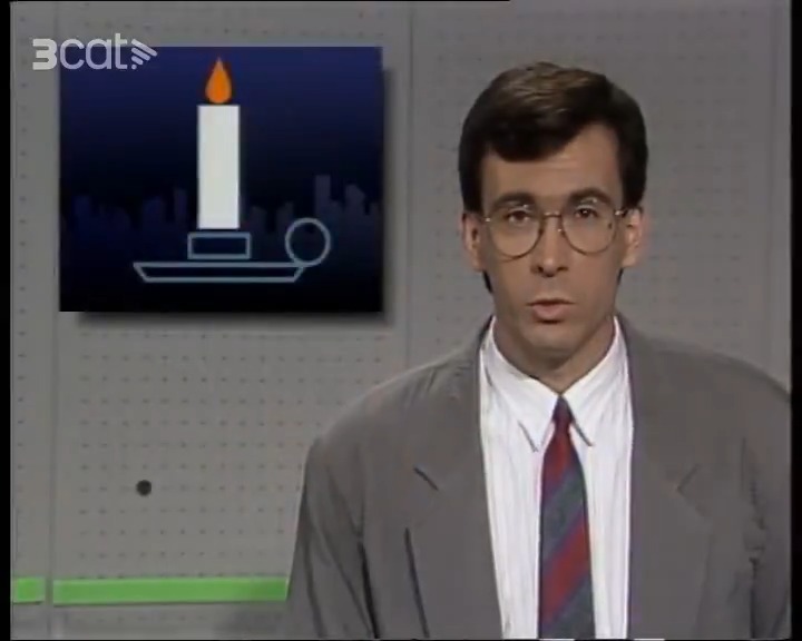 L'apagada de dilluns va ser històrica, però a TV3 n'hem cobert forces. Recordem la d'octubre del 1987 amb l'inici del "Telenotícies migdia" de l'endemà amb Lluís Diumaró i Àngels Barceló