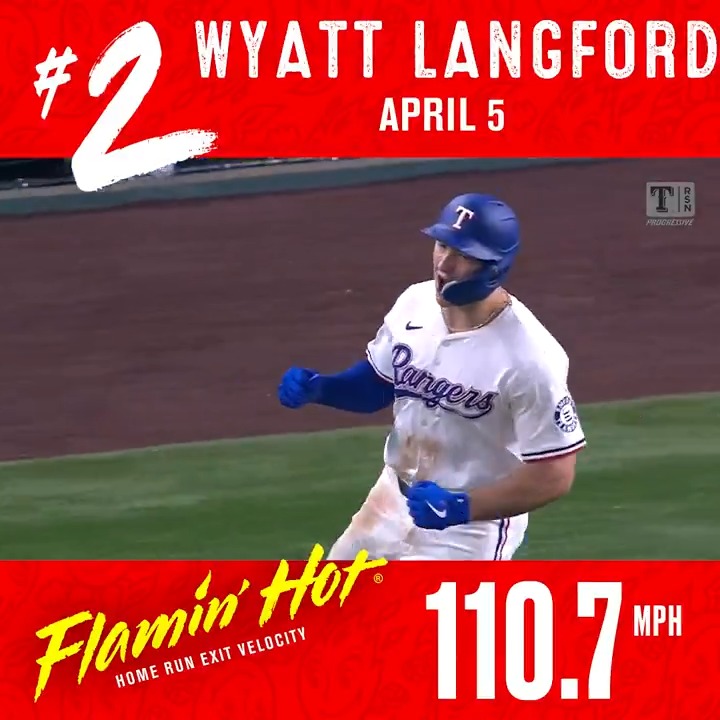 Hardest hit homers from the first month 🔥 Frito-Lay x #AllForTX