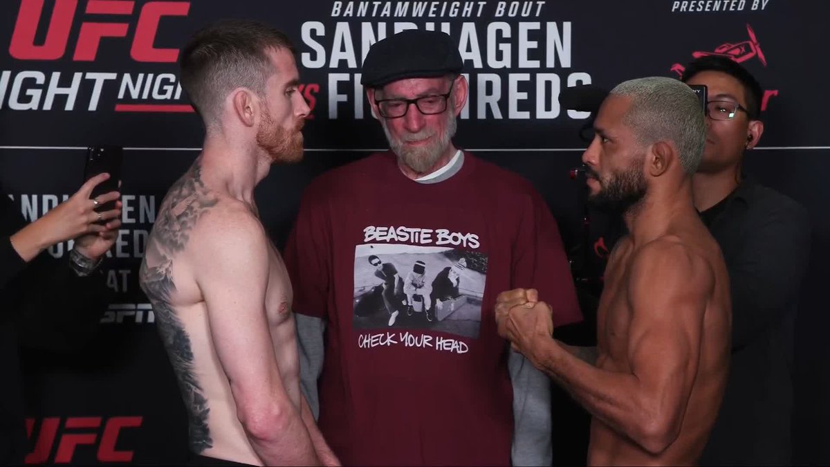 Cory Sandhagen and Deiveson Figueiredo face off for the first time 👀🔥 🎥 UFC Europe #UFCDesMoines