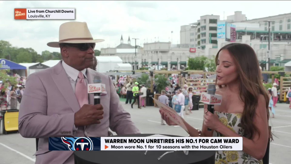 THE TITANS ARE GETTING NEW UNIFORMS!! BREAKING, per Warren Moon! Warren Moon Up & Adams