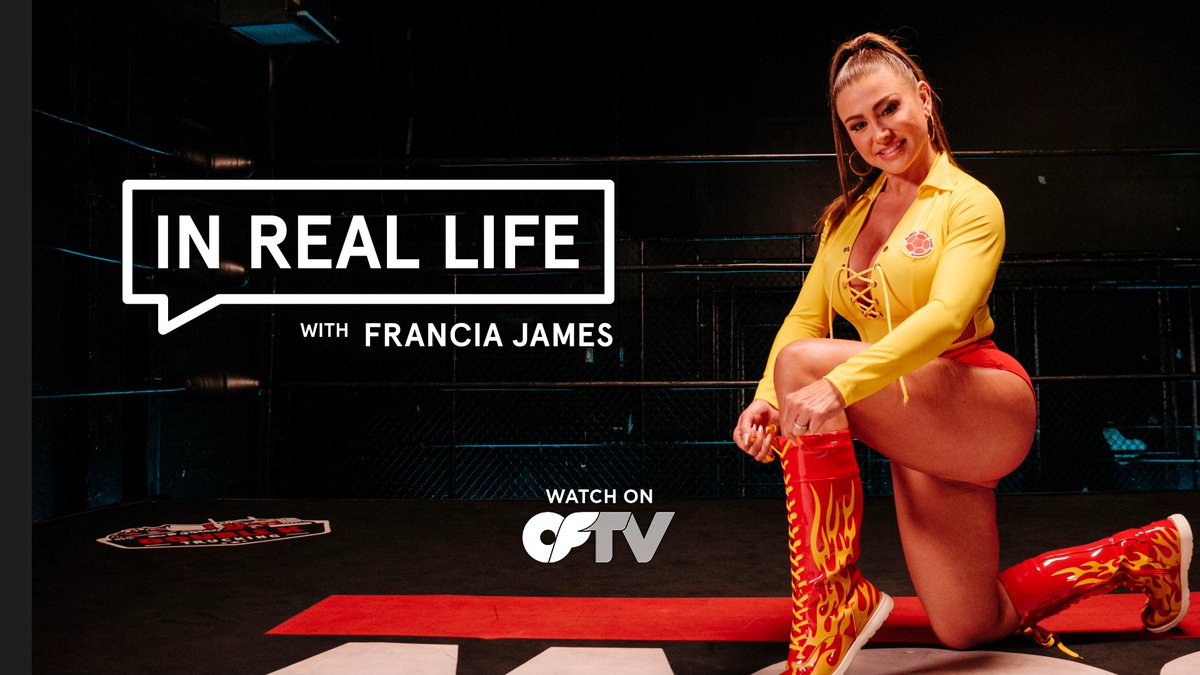 Francia James content just hits different. 🤜💢 Sit ringside for a thrilling new #IRL—watch it now on OFTV! 📺 Stream it for free: