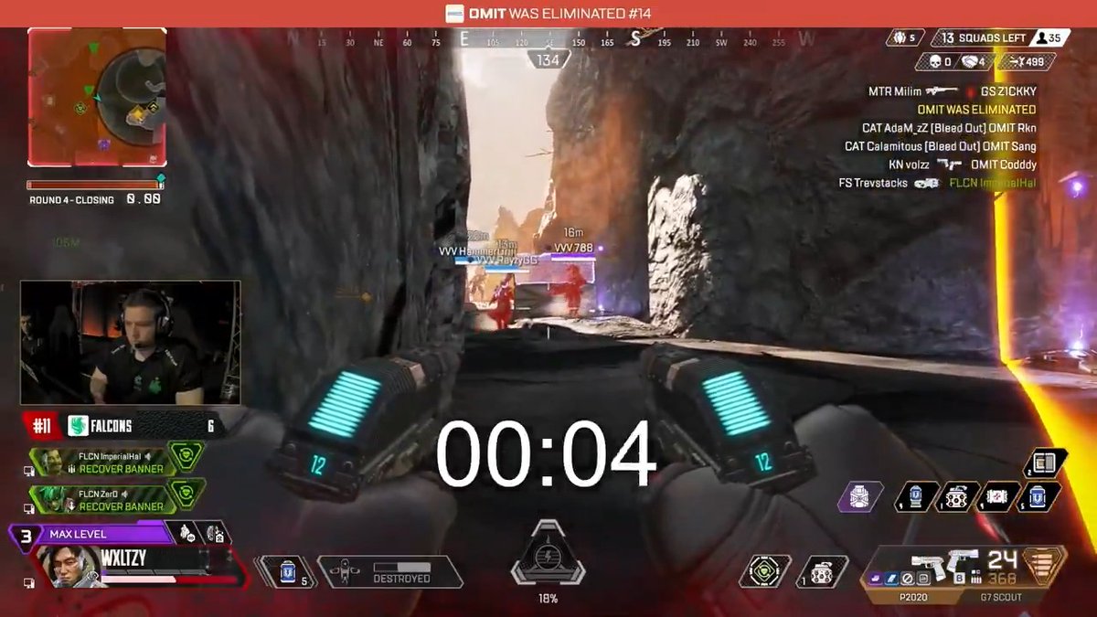 If you were wondering how long it took them to notice Wxltzy the answer is around 10 seconds.