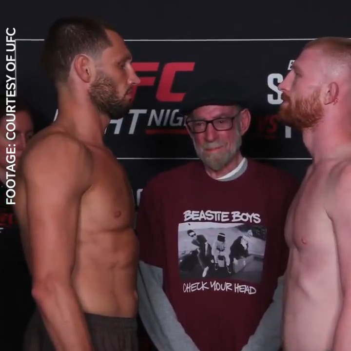 Bo Nickal faces off with Reinier de Ridder ahead of his first crack at UFC-ranked competition at #UFCDesMoines. 🎥 UFC