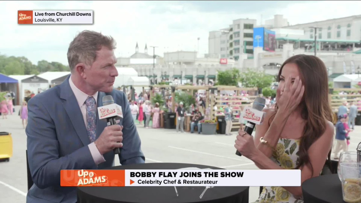 Bobby Flay's tip on picking the right derby horse... Kay Adams | Bobby Flay
