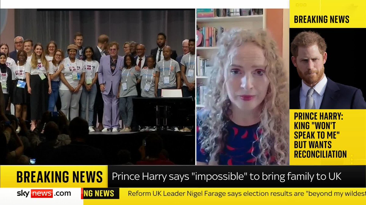"He's already lost his mother—losing his father too would be a double blow." Royal historian Kate Williams comments on what she calls one of Prince Harry’s "most significant interviews," where he mentioned reconciliation with the Royal Family.