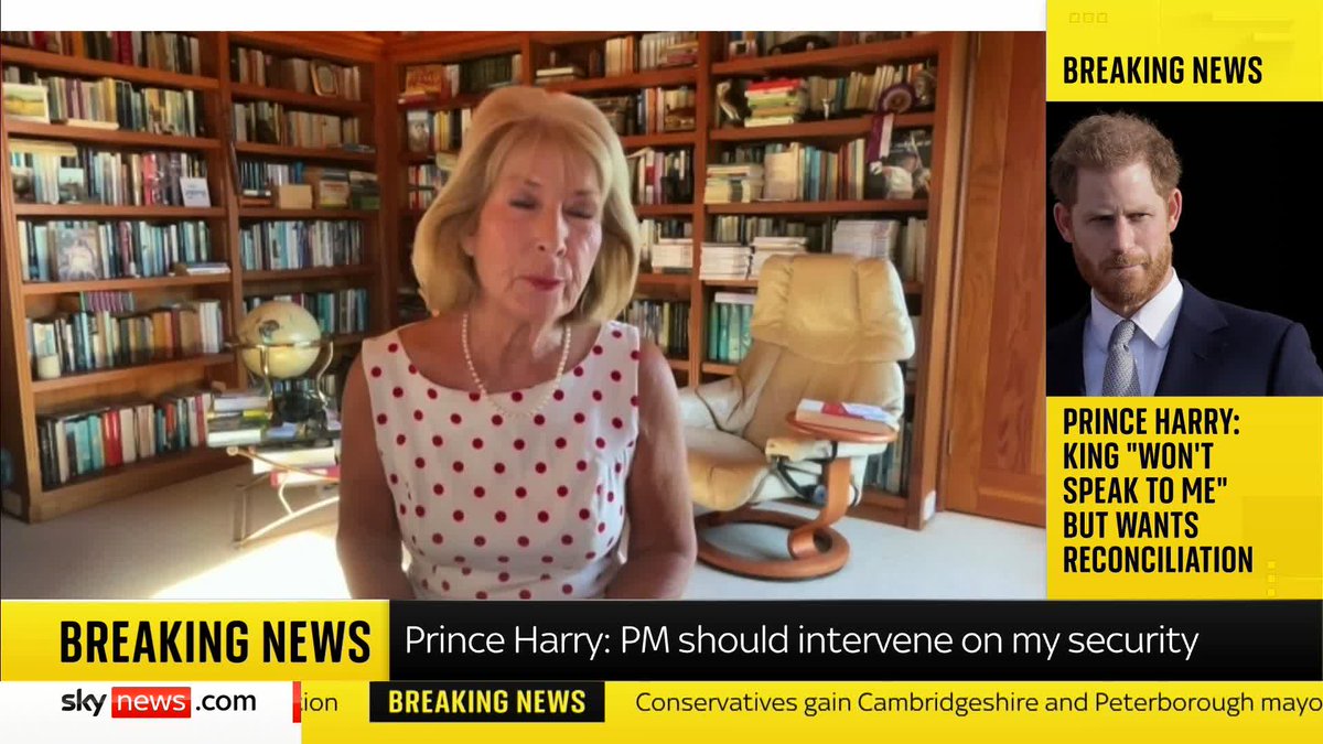 Prince Harry's BBC interview is "another jaw-dropping moment in the royal saga". The BBC's Former royal editor Jennie Bond describes the Duke of Sussex as "bristling with anger" and says he's expressing "mistrust of the royal household". 📺 Sky 501/YT