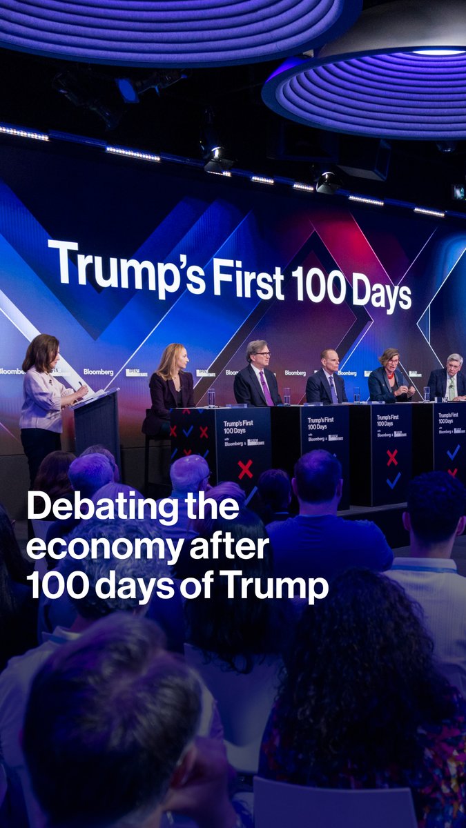 Trump's economic agenda has dominated headlines since he retook office. Bloomberg's Mishal Husain moderated a debate where five experts broke down the first 100 days of Trump's second term
