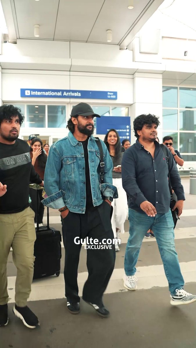 #Nani in Dallas for #HIT3 Promotions. Nani