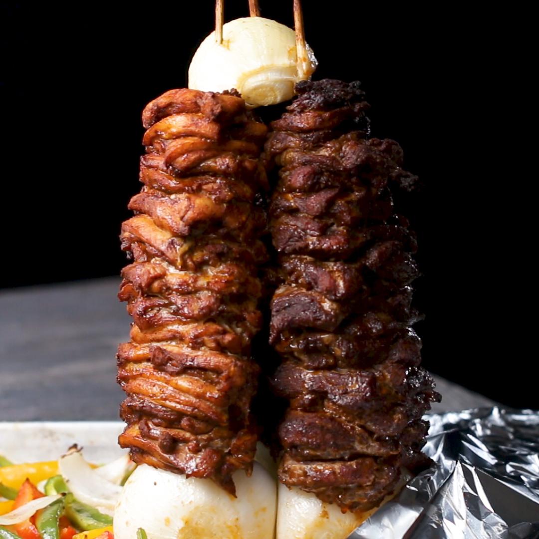 3-Way Fajita Party Kebab