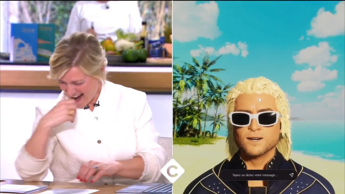 🤖 Geek et chic : Michel Polnareff nous présente son avatar dans #CàVous