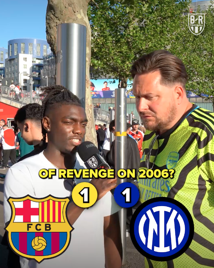 If Arsenal mount a comeback to reach the UCL final, they'd rather face Barça over Inter for a shot at revenge 😈