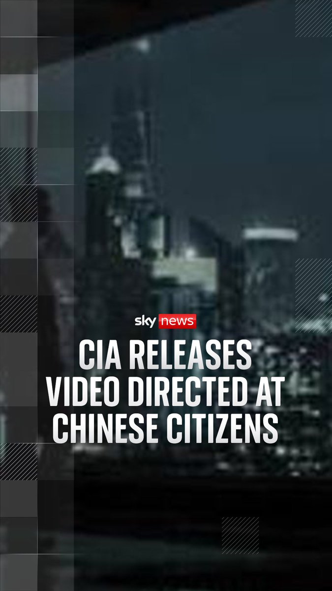 The CIA released two Mandarin-language videos, inviting Chinese government workers to report information on the Chinese Communist Party to the CIA.