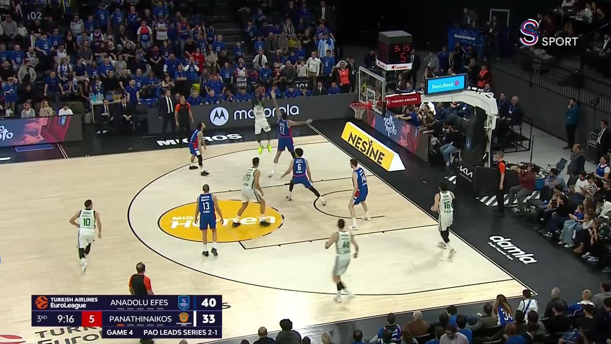 İkinci yarıya Ercan Osmani'nin basketi ile başlıyoruz! 🏀