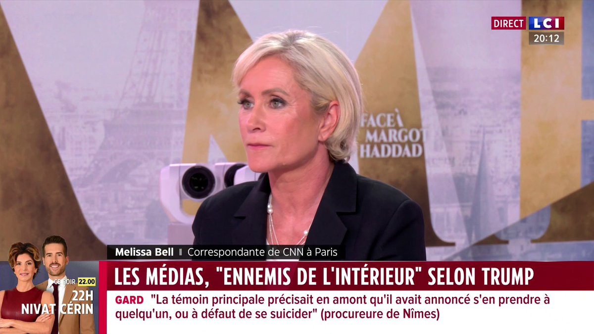 🔴 Trump : liberté de la presse en danger ? 🗣️ Melissa Bell (Melissa Bell), correspondante de CNN à Paris, invitée de ✦ Margot Haddad ✦ : "Petit à petit les influenceurs remplacent les vrais médias. Ce n'est pas du journalisme, c'est de la propagande."