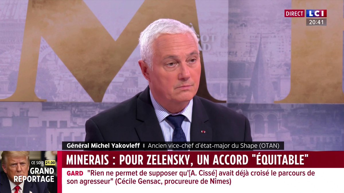🔴 Accord sur les minerais entre l'Ukraine et les États-Unis 🗣️ Général Michel Yakovleff, ancien vice-chef d’État-major du Shape (OTAN), invité de ✦ Margot Haddad ✦ : "C'est du vent mais tout le monde se fait plaisir."