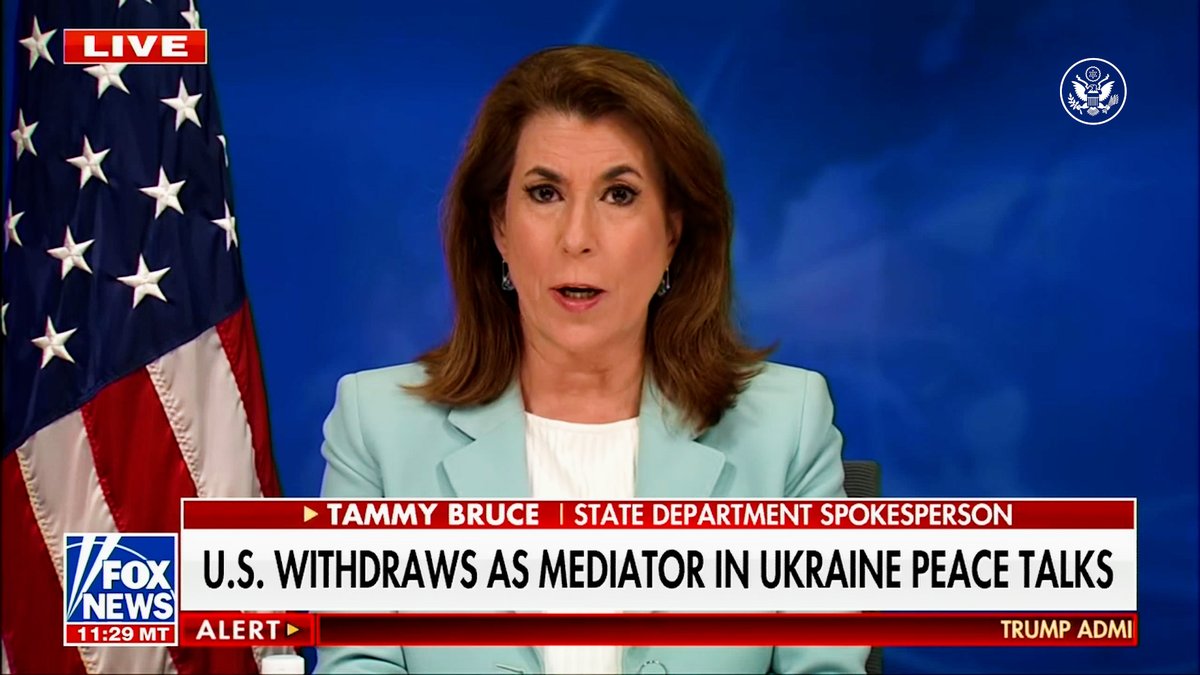 There’s a lot of fake news about my comments. Here is the truth: As Secretary Marco Rubio has said, if there is no progress on talks between Russia and Ukraine toward a concrete solution, the United States will take a step back as mediator. If and when that happens will be a decision of the President. We are pushing both parties to deliver real progress.