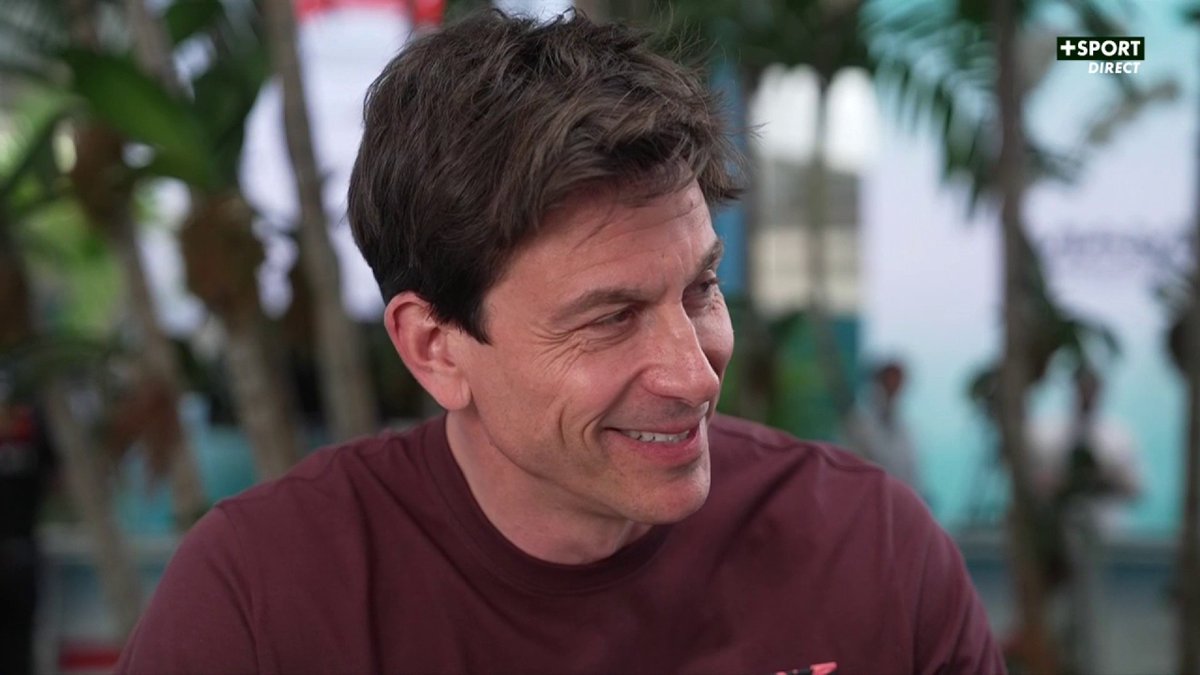 "Il est un peu c**, mais je l'aime bien." Les mots d'amour de Toto à Günther 🥰 #MiamiGP #F1