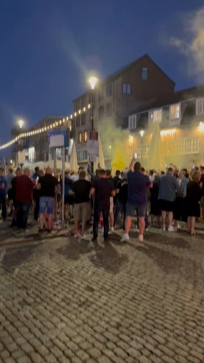 Leeds invasion in Plymouth