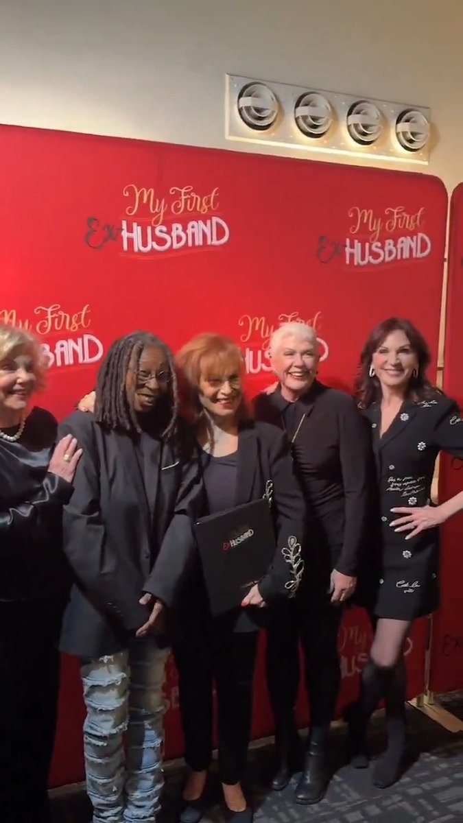 We love this duo! 🥰 Go behind the scenes when Whoopi joins Joy in her play, 'My First Ex Husband'!