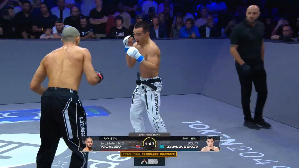 🚨 Mokaev s’est imposé par TKO au Karaté Combat