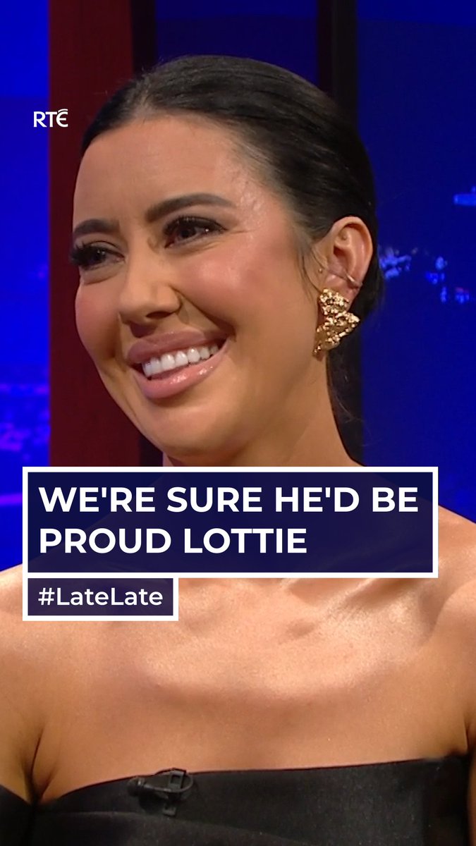 We're sure he'd be proud Lottie ❤️ #latelate