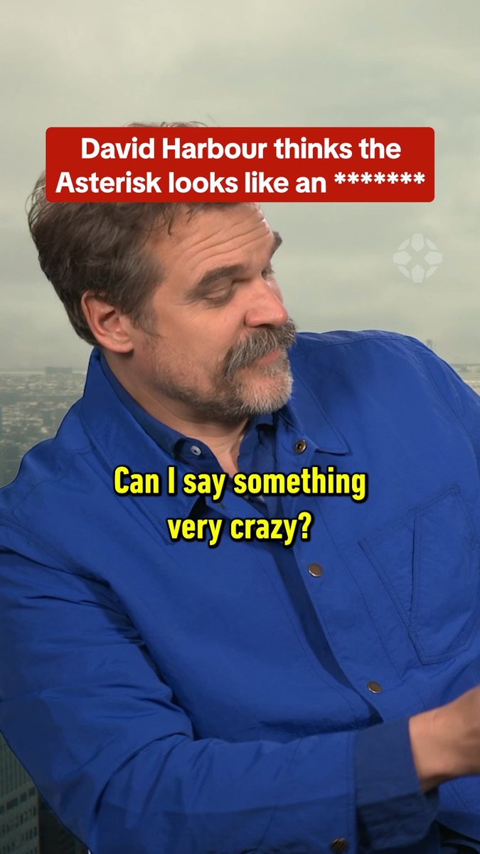 David Harbour draws his own asterisk for Thunderbolts* but it reminds him of something else...