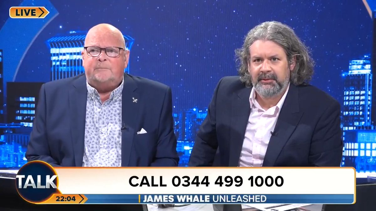 James Whale MBE gives viewers an update on his health. "I'm at the end of my cancer journey. There is no treatment I can have anymore. I'm hoping to go on for another few months, but as soon as I can't do the show anymore, I won't." James Whale MBE. Ash