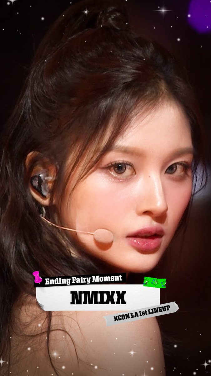 [#KCONLA2025] Ending Fairy Moments #NMIXX #엔믹스 Let's make unforgettable memories at KCON LA 2025! Too much beauty to scroll past. Tap that 💗 - KCON LA 2025 AUG 1-3 Arena, LA Convention Center Let's #KCON