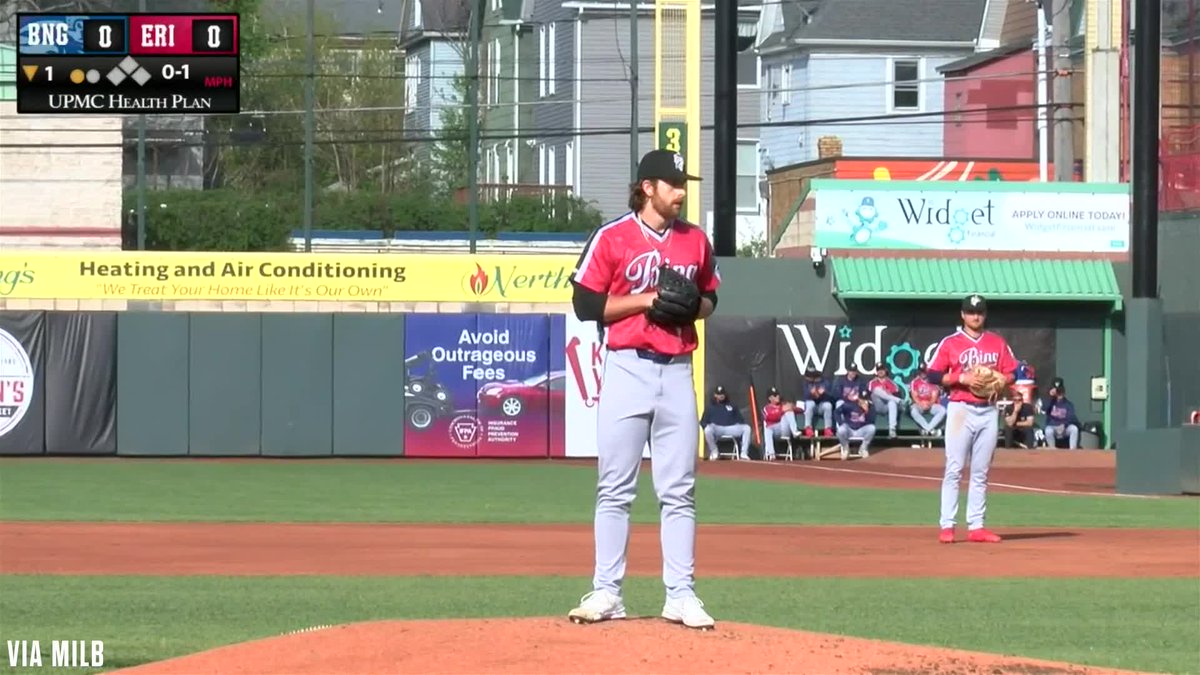 Nolan McLean threw six shutout innings for Double-A Binghamton tonight 🔥 His final line: 6 IP, 5 H, 0 ER, 2 BB, 4 K
